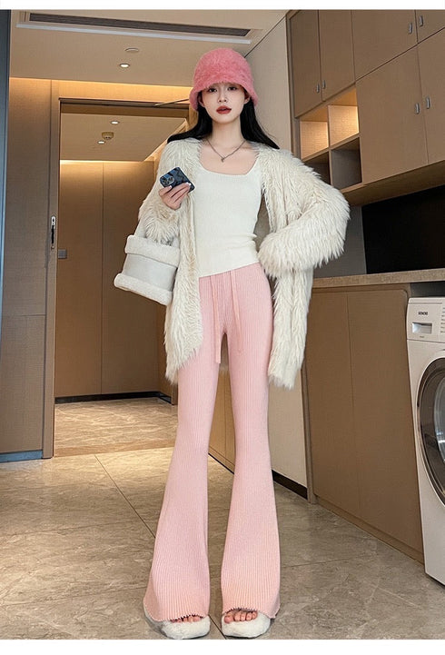 KELTIS Knitted Bootcut Long Pant